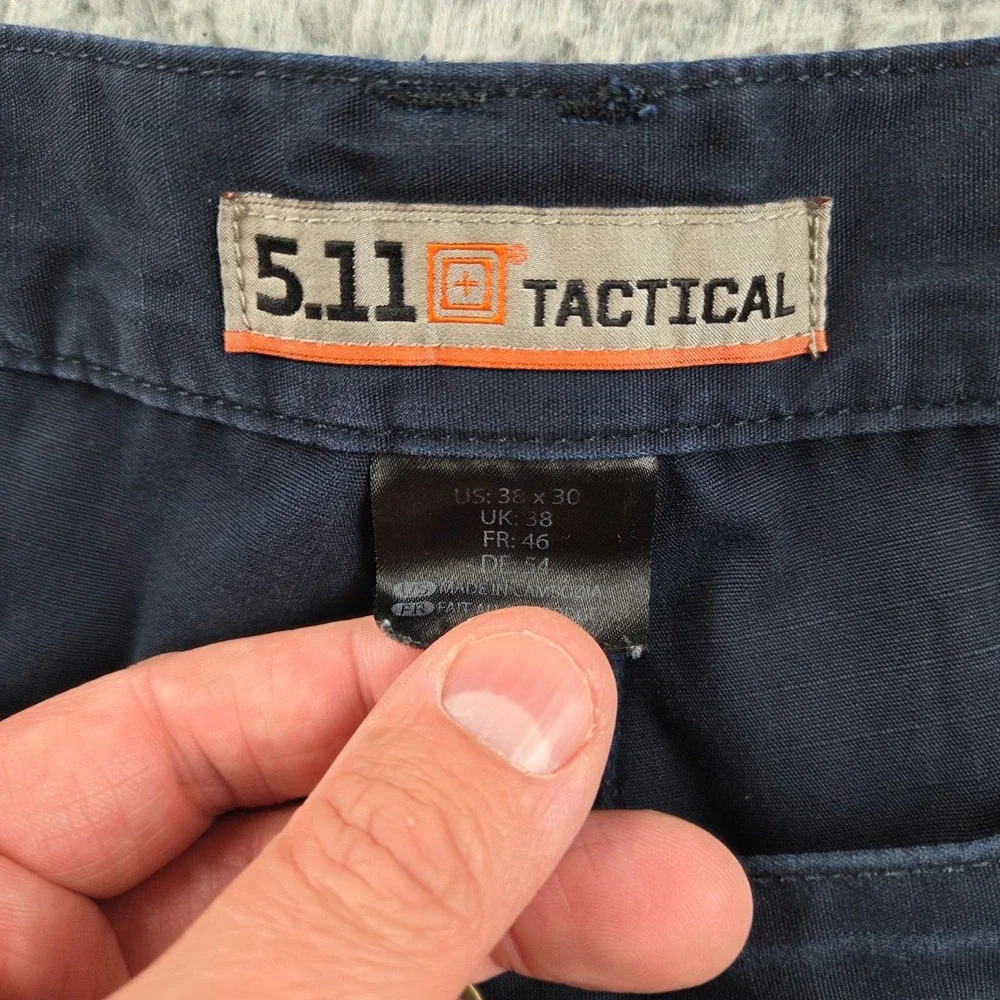 5.11 Tactical Taclite‎ Pro Pants Mens 38x30 (37x29) Blue 74273 Regular Ripstop